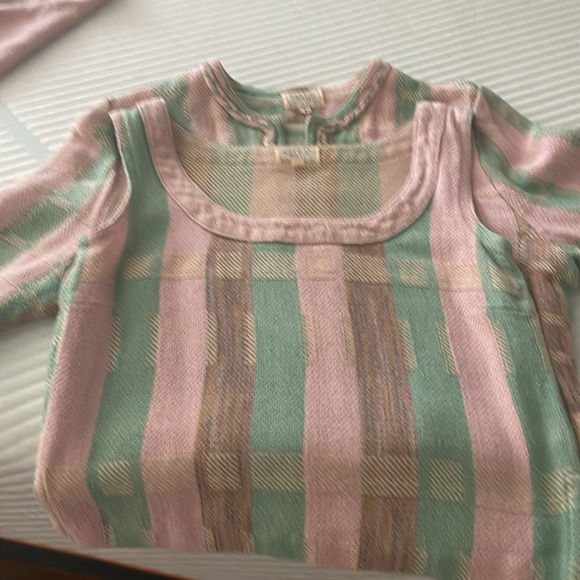 Vtg 90's  3 piece set  ZONDA NELLIS   Shell Top script Blouse S - Picture 2 of 11